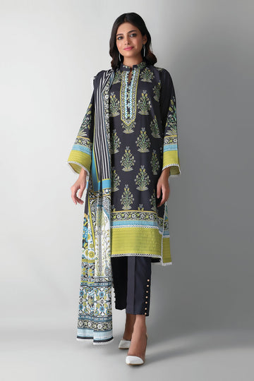 A210545 Black Khaadi Autumn Collection 2021